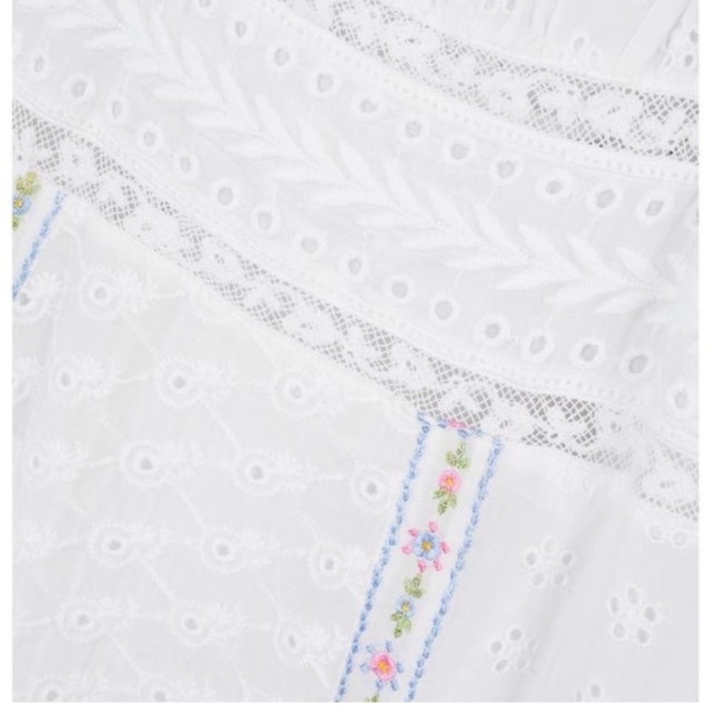 Rare LoveShackFancy White Ryan Dress 6 - Picture 3 of 12